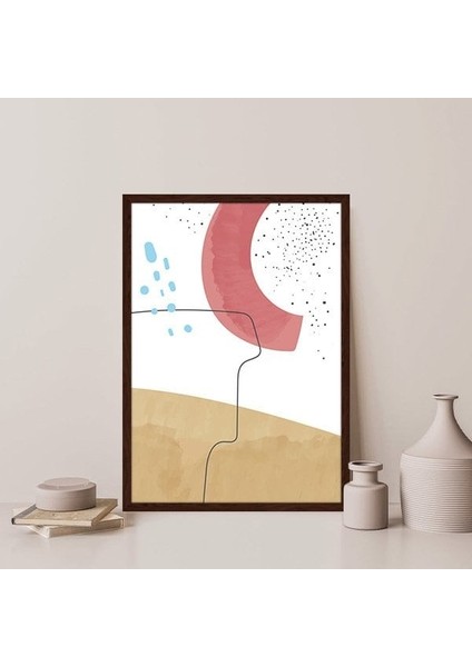 Renkli Geometrik Lekeler 3 Çerçeve ve Poster - C1261 indirimleri