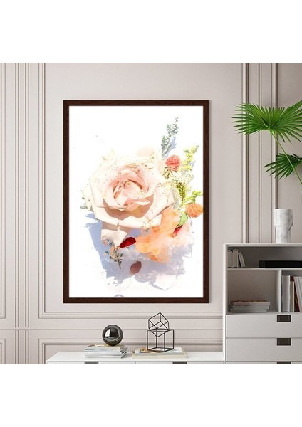 Yavru Ağzı Gül 2 Çerçeve ve Poster - B1209 modelleri