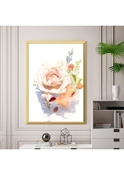 Yavru Ağzı Gül 2 Çerçeve ve Poster - B1209 fırsatları