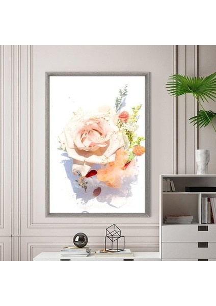 Yavru Ağzı Gül 2 Çerçeve ve Poster - B1209 indirimleri