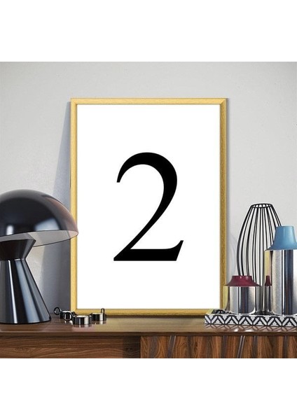 Kişiye Özel Rakam 1 Çerçeve ve Poster - HRF1001 fiyatları