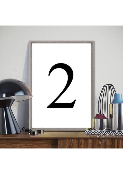 Kişiye Özel Rakam 1 Çerçeve ve Poster - HRF1001 indirimleri