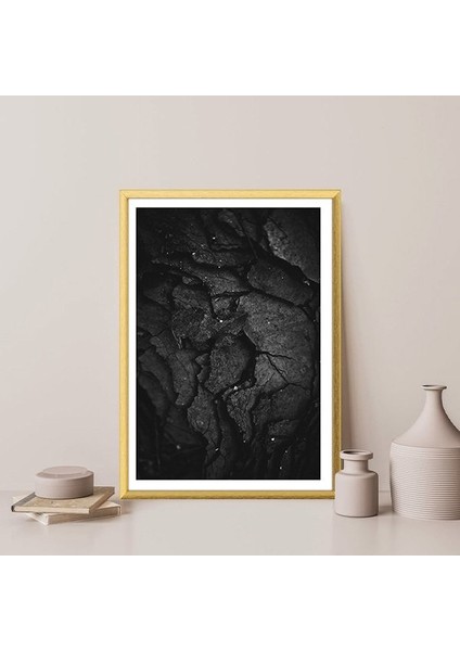 Kömür Dokusu 1 Çerçeve ve Poster - DK1013 fırsatları