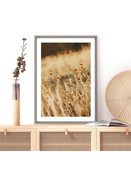 Kahverengi Otlar 1 Çerçeve ve Poster - B1106 indirimleri