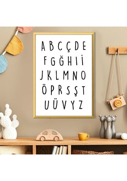 Alfabe 2 Çerçeve ve Poster - HA1037 modelleri
