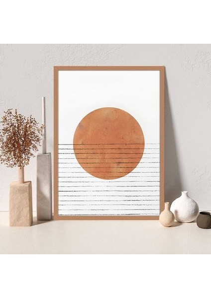 Turuncu Yuvarlaklar 2 Çerçeve ve Poster - C1202 fırsatları