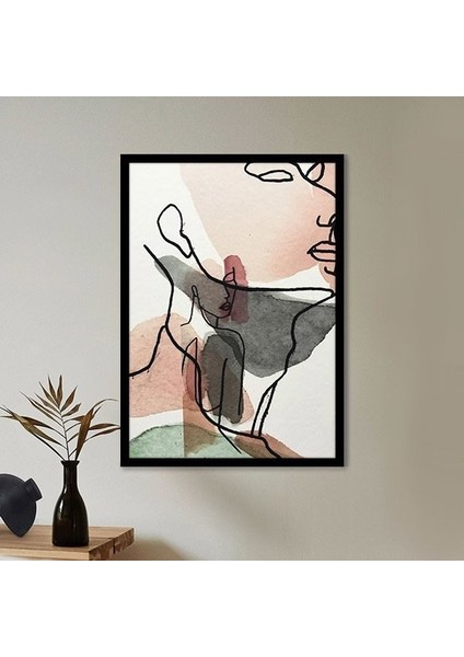 Sulu Boya Temalı Kadın 1 Çerçeve ve Poster - IL1055