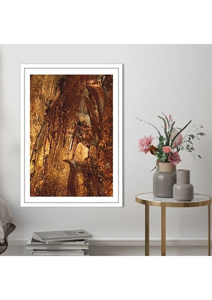 Gold Simli 1 Çerçeve ve Poster - G1020