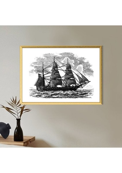 Gemi 1 Çerçeve ve Poster - C1080 indirimleri