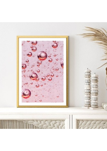Pembe Baloncuk Çerçeve ve Poster - DK1008