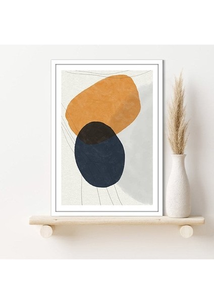 Geometrik Turuncu Tonlar 2 Çerçeve ve Poster - C1243