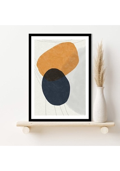 Geometrik Turuncu Tonlar 2 Çerçeve ve Poster - C1243 modelleri