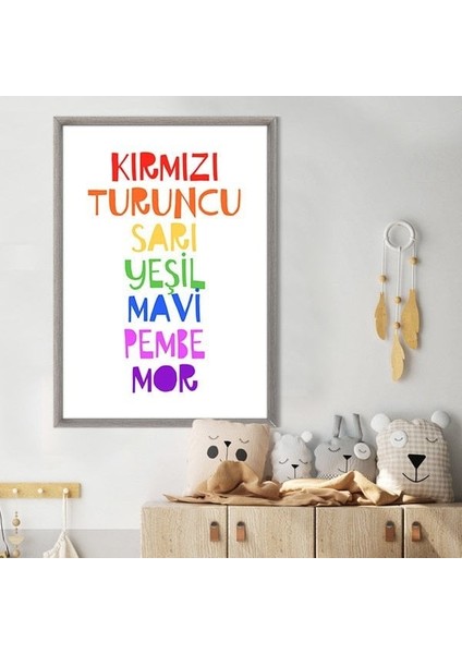 Renkler 1 Çerçeve ve Poster - HA1042 fırsatları