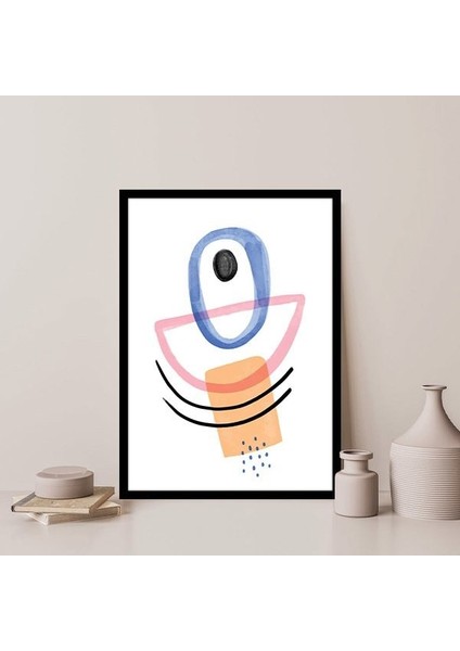 Renkli Geometrik Desenler 1 Çerçeve ve Poster - IL1063
