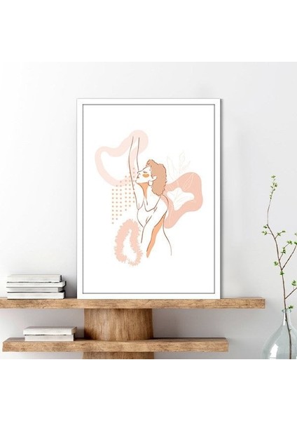 Soft Tonlarda Kadın 3 Çerçeve ve Poster - C1227