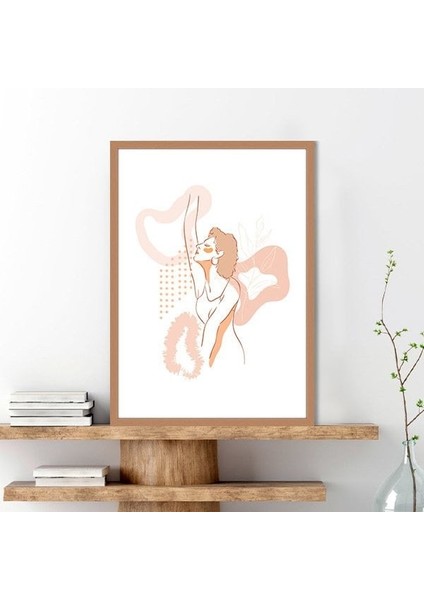 Soft Tonlarda Kadın 3 Çerçeve ve Poster - C1227 fiyatları