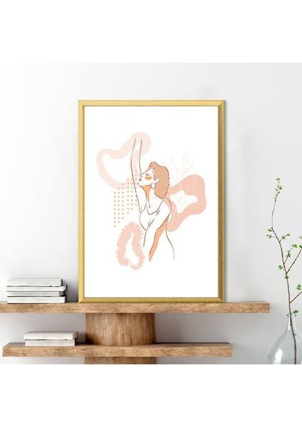 Soft Tonlarda Kadın 3 Çerçeve ve Poster - C1227 modelleri
