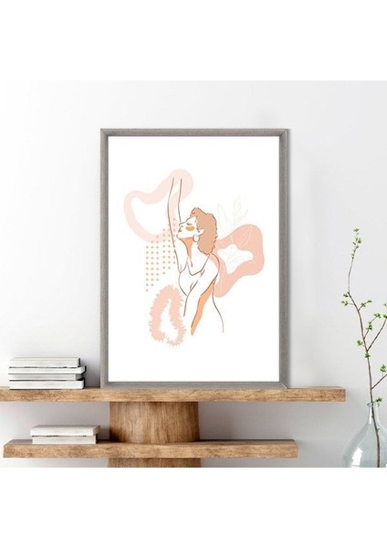 Soft Tonlarda Kadın 3 Çerçeve ve Poster - C1227 indirimleri