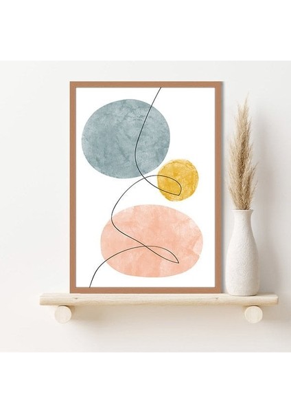 Geometrik Lekeler 3 Çerçeve ve Poster - C1065
