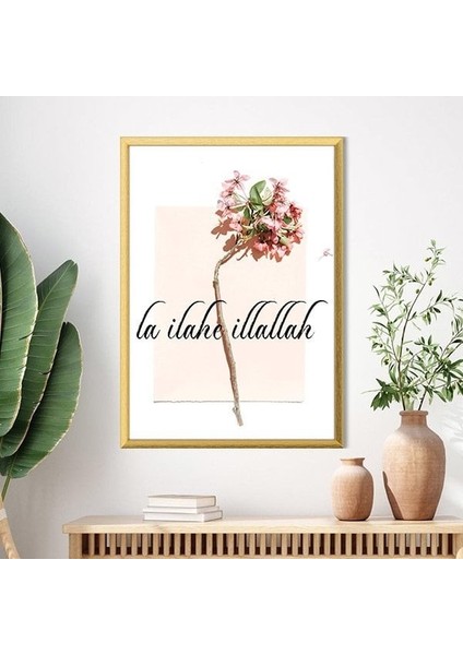 La Ilahe Illallah Çerçeve ve Poster - DN1022 modelleri