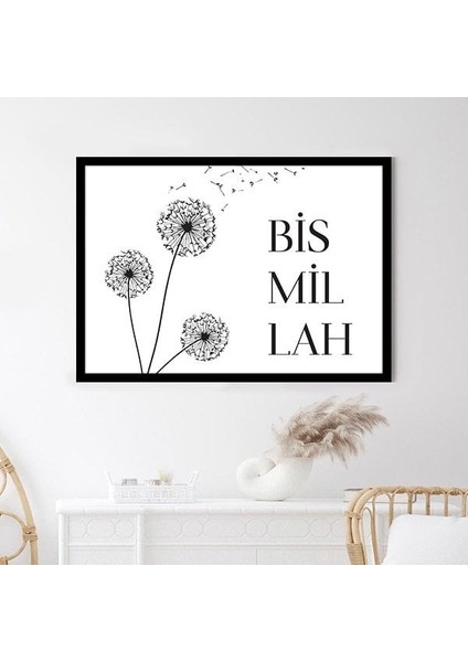 Bismillah 3 Çerçeve ve Poster - DN1047 modelleri