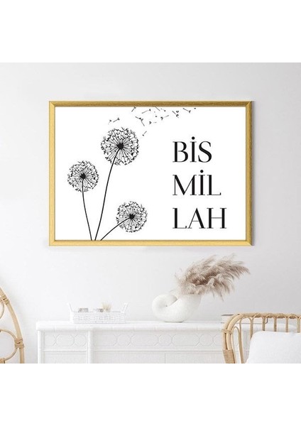 Bismillah 3 Çerçeve ve Poster - DN1047 fırsatları