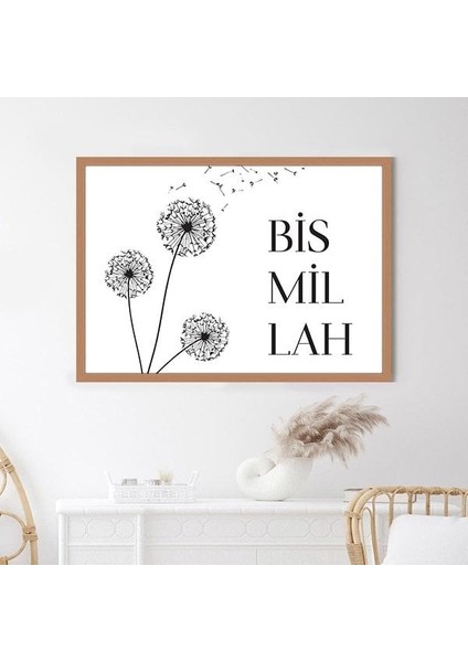 Bismillah 3 Çerçeve ve Poster - DN1047 indirimleri