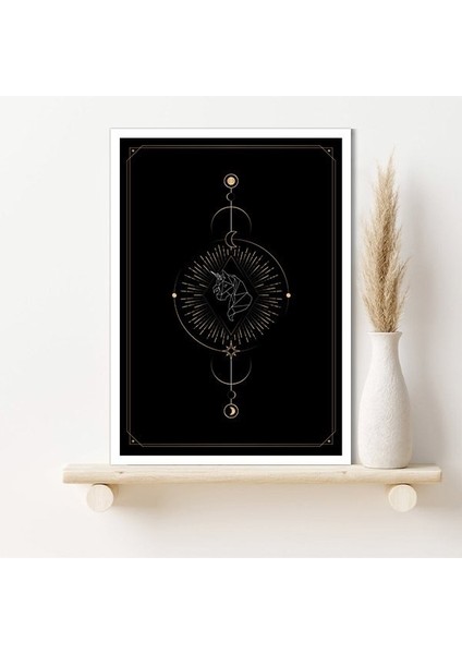 Gökyüzü Detaylı Geometrik Desenler 1 Çerçeve ve Poster - IL1111