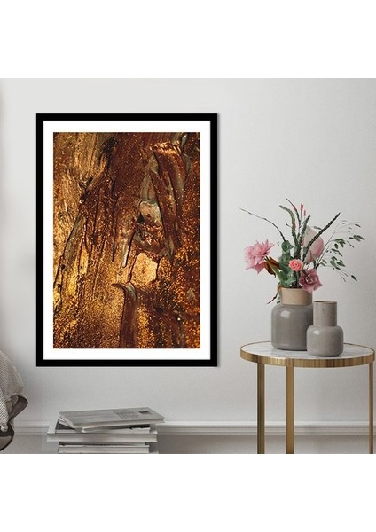 Gold Simli 1 Çerçeve ve Poster - G1020