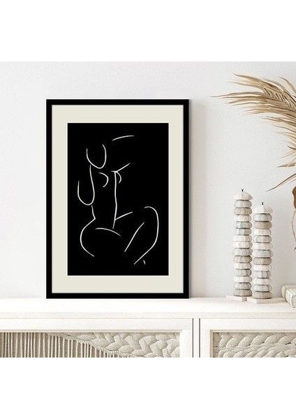 Oturan Kadın 1 Çerçeve ve Poster - C1274