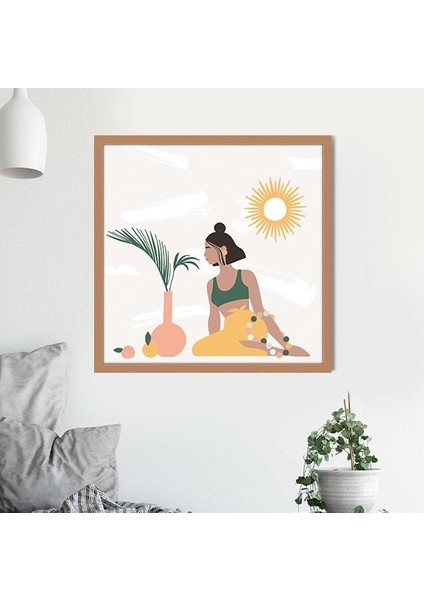 Bitkiler ve Kadın 10 Çerçeve ve Poster - IL1093