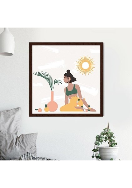 Bitkiler ve Kadın 10 Çerçeve ve Poster - IL1093 modelleri