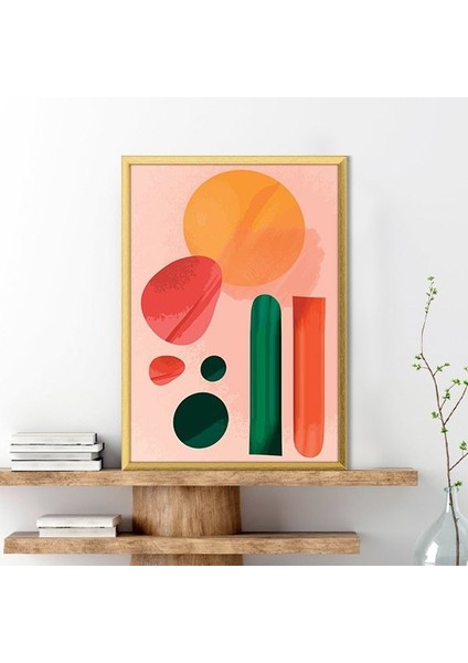 Renkli Geometrik Desenler 10 Çerçeve ve Poster - IL1072 modelleri