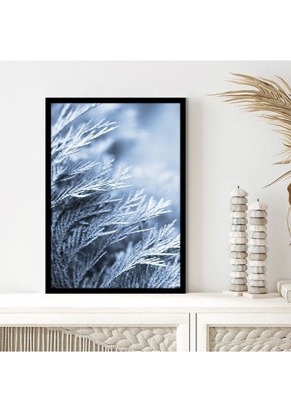Buz Mavisi Bitkisi 1 Çerçeve ve Poster - B1243