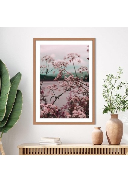 Pembe Bitkiler 1 Çerçeve ve Poster - B1112