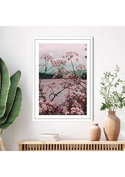 Pembe Bitkiler 1 Çerçeve ve Poster - B1112 fiyatları