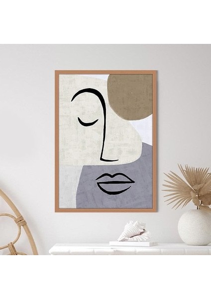 Çizgisel Yüz 2 Çerçeve ve Poster - C1205 modelleri