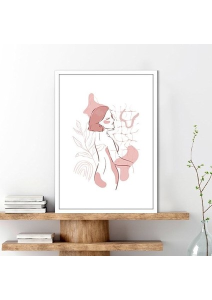 Soft Tonlarda Kadın 1 Çerçeve ve Poster - C1225 fiyatları