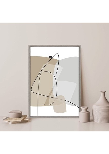 Geometrik Çizgiler 3 Çerçeve ve Poster - C1218