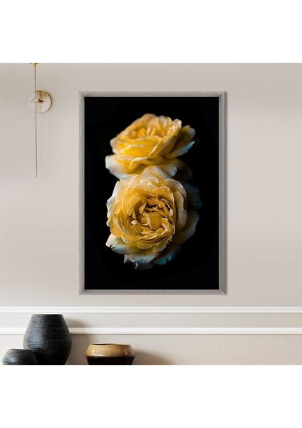 Gold Güller 2 Çerçeve ve Poster - G1018 indirimleri