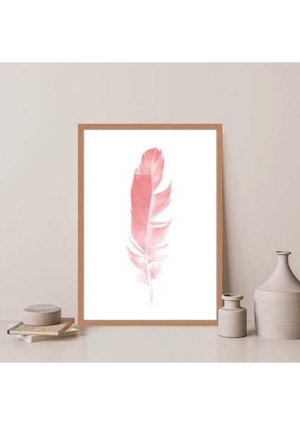 Pembe Kuş Tüyü 6 Çerçeve ve Poster - IL1118 modelleri
