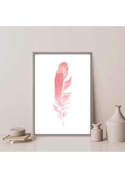 Pembe Kuş Tüyü 6 Çerçeve ve Poster - IL1118 indirimleri