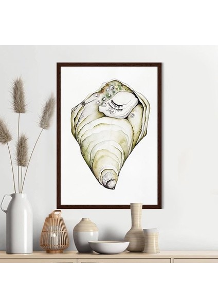 Midye 4 Çerçeve ve Poster - H1033 fiyatları