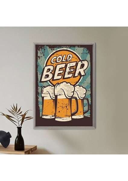 Cold Beer Çerçeve ve Poster - TP1054
