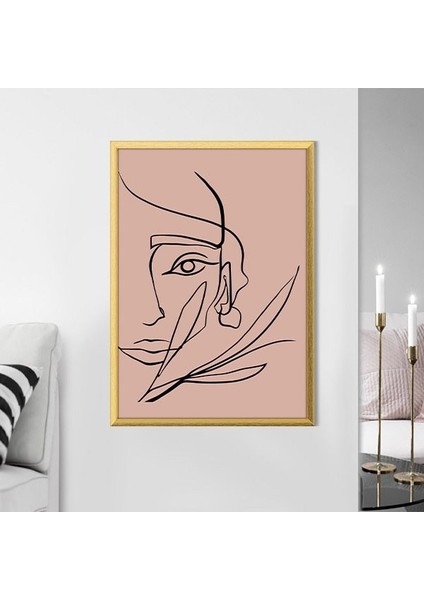 Çiçek ve Kadın 6 Çerçeve ve Poster - MD1046 modelleri