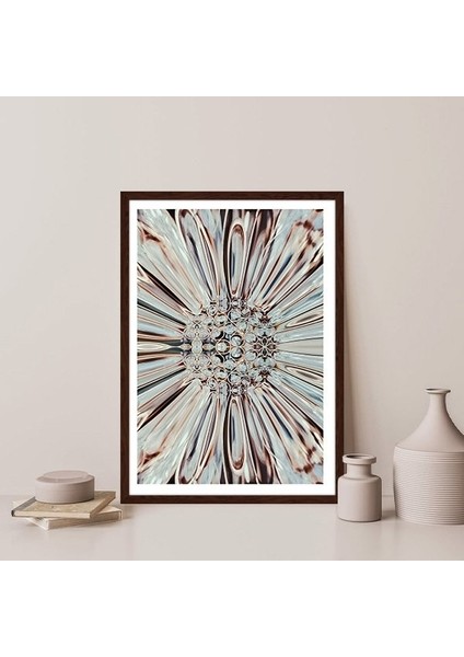 Taşlı Çiçek 1 Çerçeve ve Poster - DK1019
