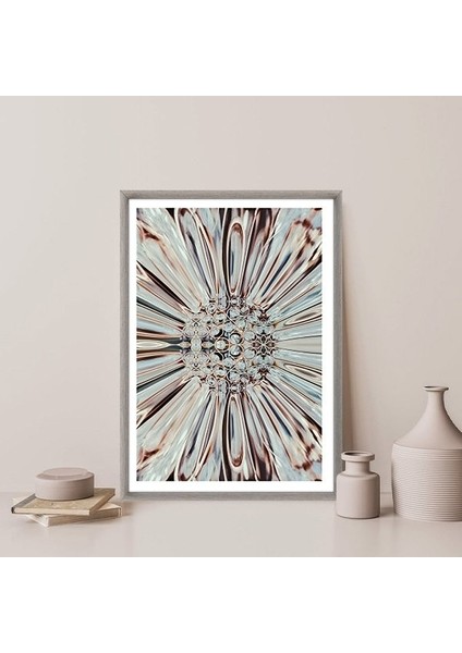 Taşlı Çiçek 1 Çerçeve ve Poster - DK1019