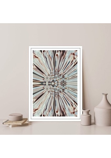 Taşlı Çiçek 1 Çerçeve ve Poster - DK1019