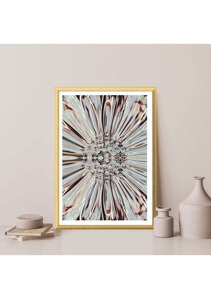 Taşlı Çiçek 1 Çerçeve ve Poster - DK1019