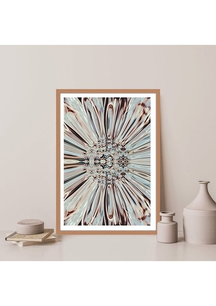 Taşlı Çiçek 1 Çerçeve ve Poster - DK1019